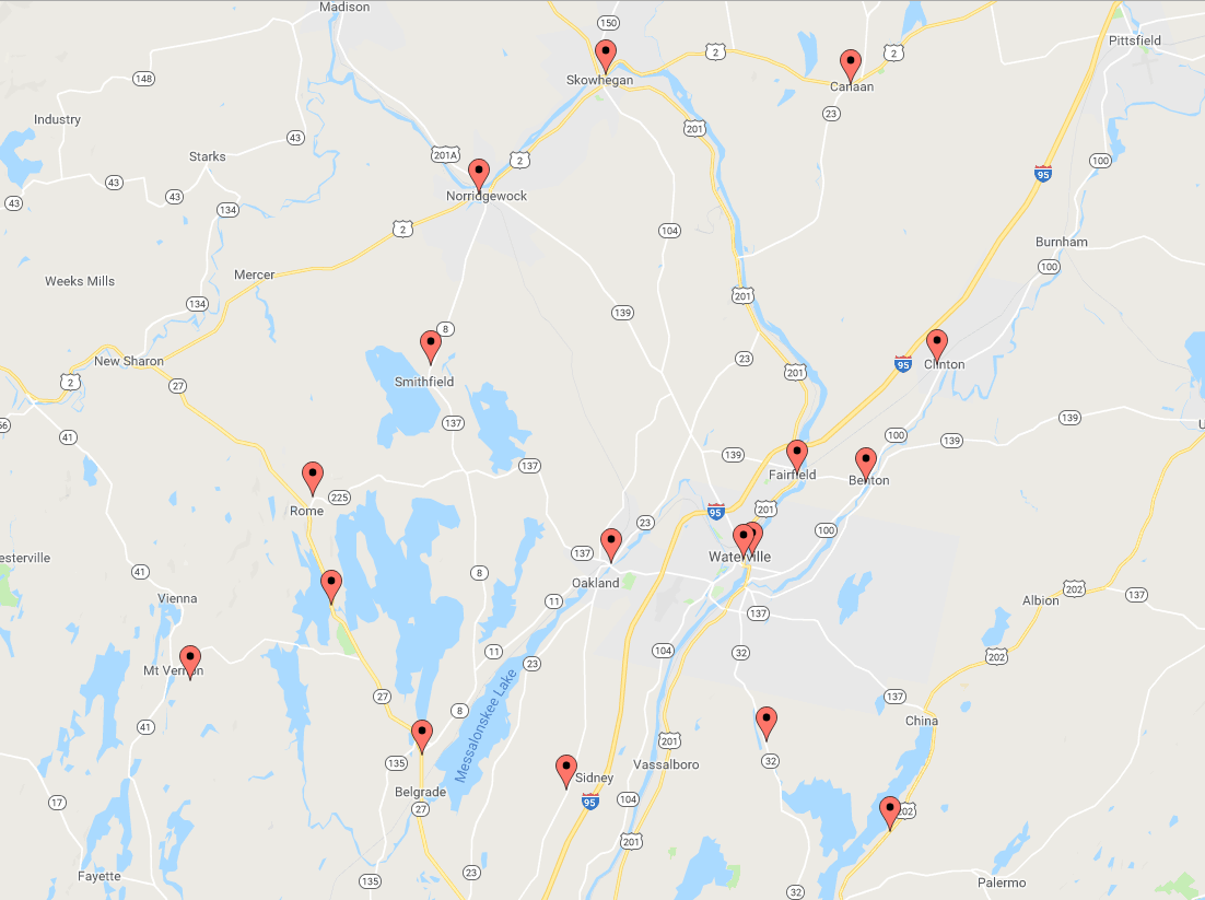 Fielding's Oil & Propane Heating Oil Delivery Zones